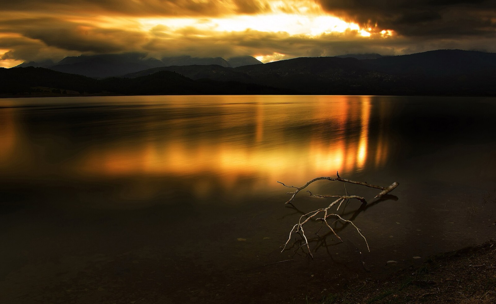 Lake Plastiras in the Agrafa mountains